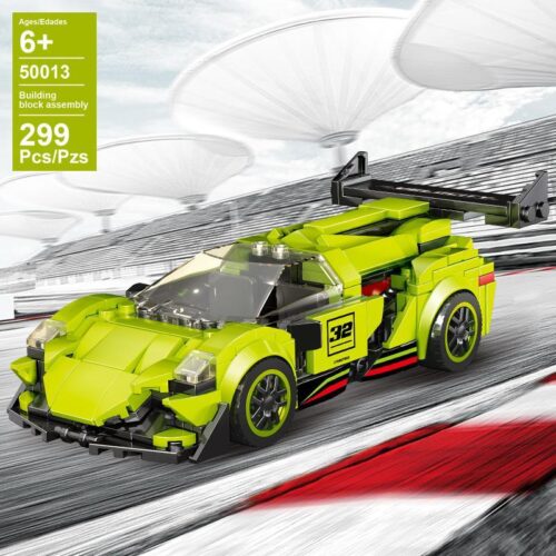 Bộ lắp ráp Siêu xe Lamborghini Veneno AchKo 50013 màu xanh lá, đồ chơi sáng tạo cho bé trai 6 tuổi, giá rẻ.