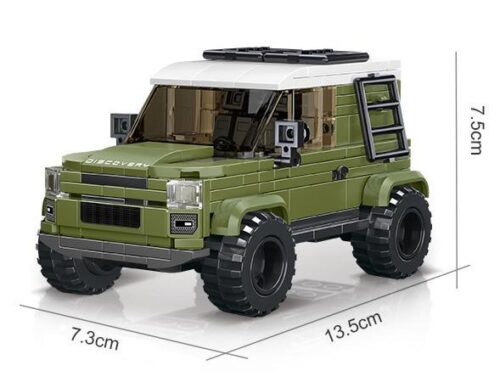 Bộ lắp ráp xe off-road cổ điển AchKo 50027, mô hình Land Rover Defender chi tiết, quà tặng sáng tạo cho bé trai.