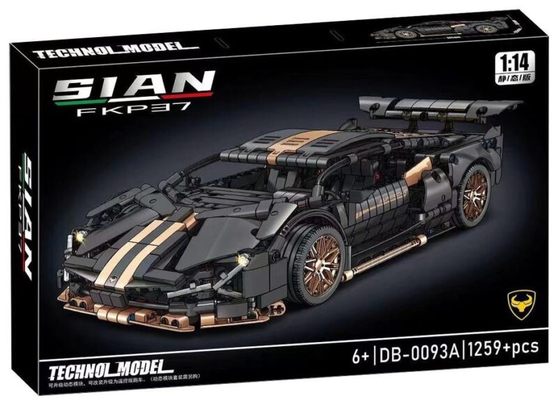 Bộ lắp ghép Lamborghini Sián FKP 37 B-Brand DB-0093 hộp sản phẩm, đồ chơi lắp ráp siêu xe cho con trai 6 tuổi, giá tốt.