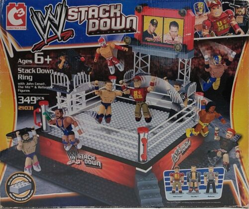 Bộ lắp ghép Sàn Đấu WWE StackDown C3 21031 cho bé trai 6 tuổi, giá tốt, chất lượng cao, có ảnh hộp sản phẩm.