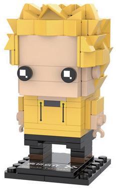 Mô hình bộ lắp ghép Keisuke Takahashi CaDA C55002, nhân vật trong Initial D, phong cách BrickHeadz cho bé trai 8 tuổi.