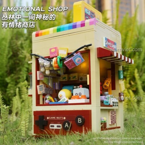 Đồ chơi lắp ráp Tiệm game Y-NUTS BrickCool 16302, mô hình cửa hàng game Y-NUTS với thiết kế độc đáo, mang lại ký ức tuổi thơ cho trẻ 8 tuổi.