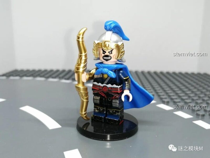 Minifigure Hạ Hầu Uyên DECOOL 20329, nhân vật Tam Quốc chi tiết, đồ chơi lắp ghép cho bé trai.