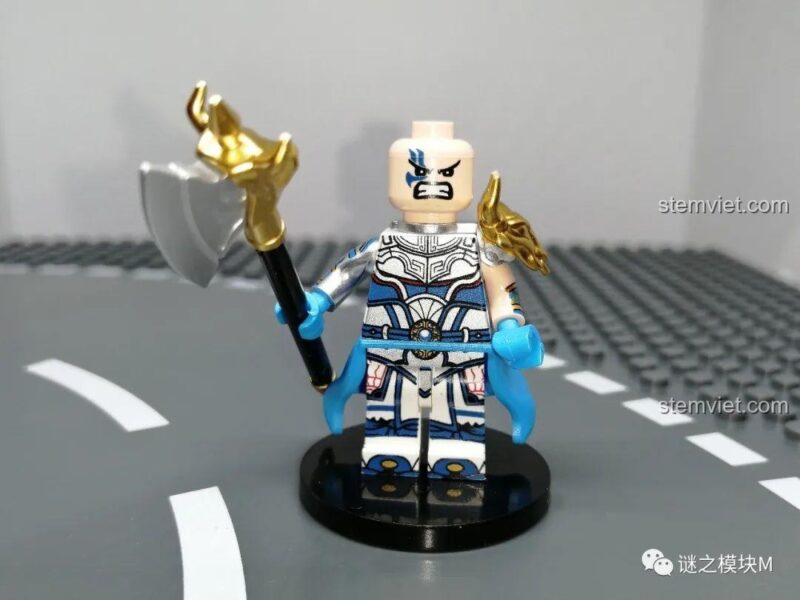 Minifigure Hạ Hầu Uyên DECOOL với cung tên, đồ chơi mô hình chi tiết, phù hợp cho bé trai.