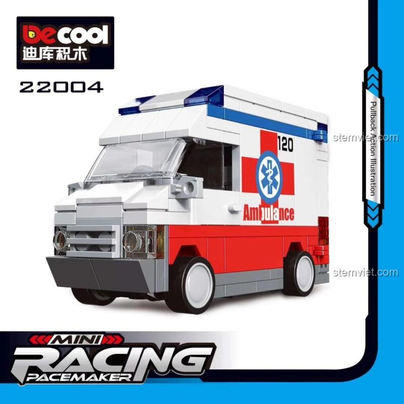 Catalog dòng đồ chơi lắp ráp xe đua mini racing pacemaker của DECOOL.
