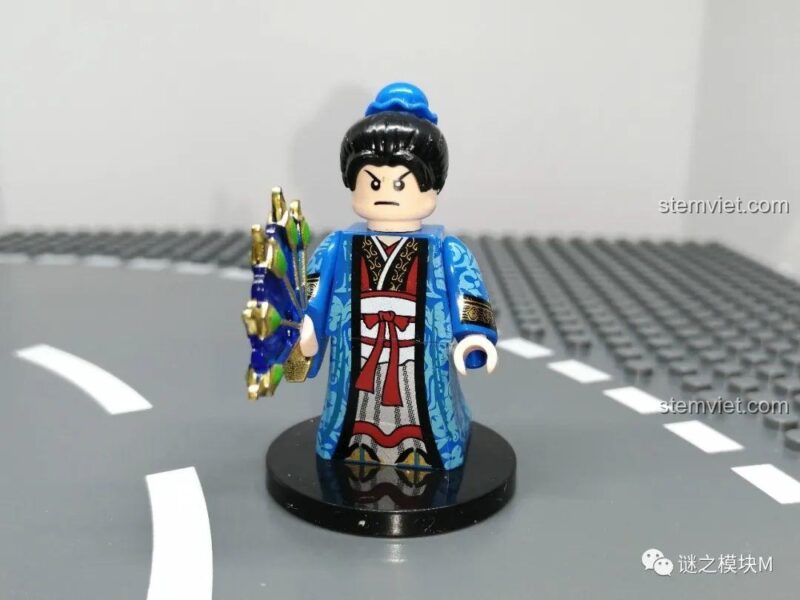 Phụ kiện ngựa đi kèm minifigure DECOOL, bổ sung cho bộ đồ chơi nhân vật Tam Quốc, tăng tính chân thực.