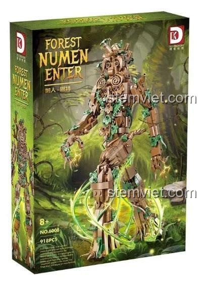 Mô hình lắp ráp Người Cây Ent DK 6008 từ Chúa Tể Những Chiếc Nhẫn, một bộ đồ chơi mô hình Treebeard chi tiết dành cho con trai 8 tuổi.
