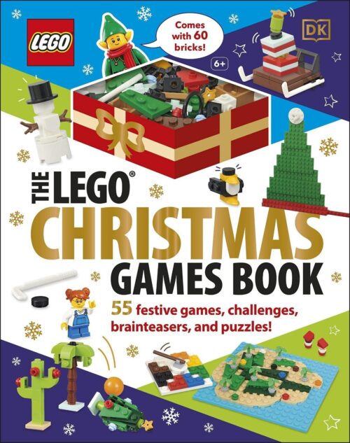 Sách trò chơi LEGO® Giáng Sinh DK ISBN9780241608821, bộ đồ chơi lắp ghép Giáng Sinh cho bé trai và bé gái 6 tuổi, giá tốt, kèm 60 mảnh ghép LEGO® chính hãng.