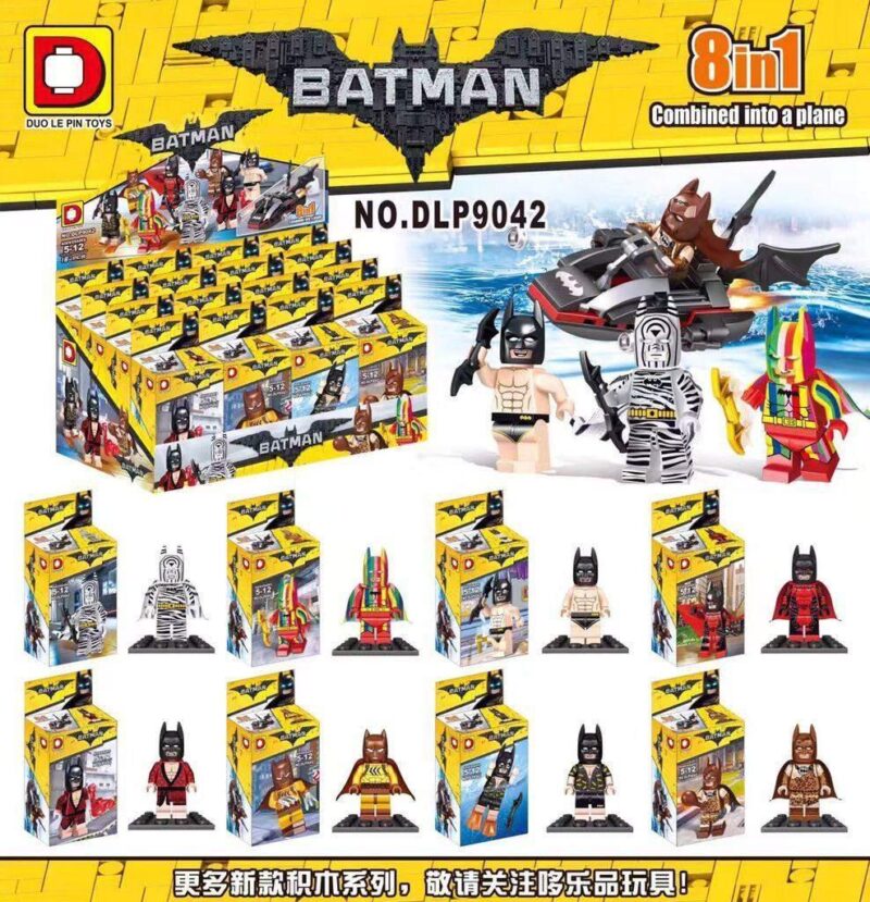 Bộ Lắp Ghép 8 Mô Hình Batman DLP9042
