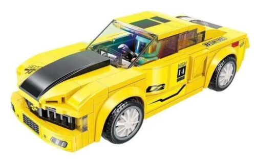 Bộ lắp ghép Siêu xe Hoàng Phong VER-7, đồ chơi lắp ráp Enlighten màu vàng nổi bật, cho con trai 6 tuổi, giá tốt.