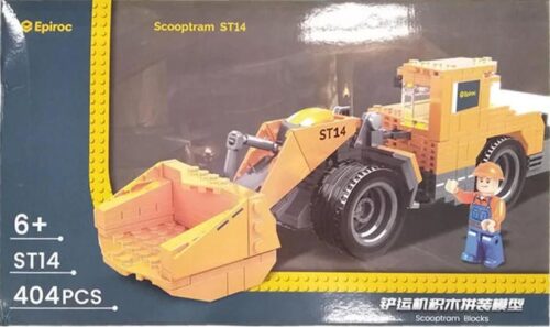 bộ lắp ghép Xe xúc lật hầm mỏ Epiroc ST14, đồ chơi lắp ráp Xe xúc lật công trình, cho Con trai 6 tuổi, giá tốt