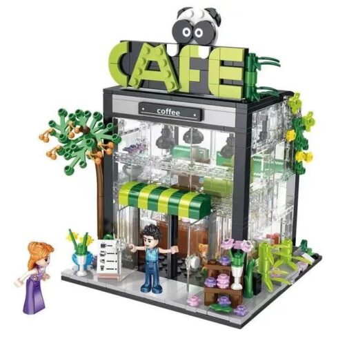 Bộ lắp ghép Quán Cà Phê Mơ Ước Forange FC8502 có đèn LED, thiết kế độc đáo, chi tiết tinh xảo, phù hợp bé gái 6 tuổi, giá tốt.
