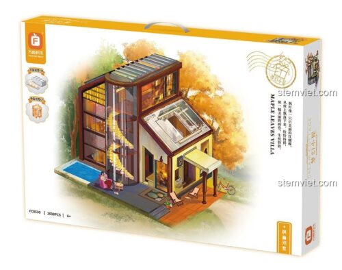 Vỏ hộp đồ chơi mô hình Forange 8530 Biệt Thự Rừng Phong với 2008 mảnh ghép, quà tặng ý nghĩa cho bé gái.