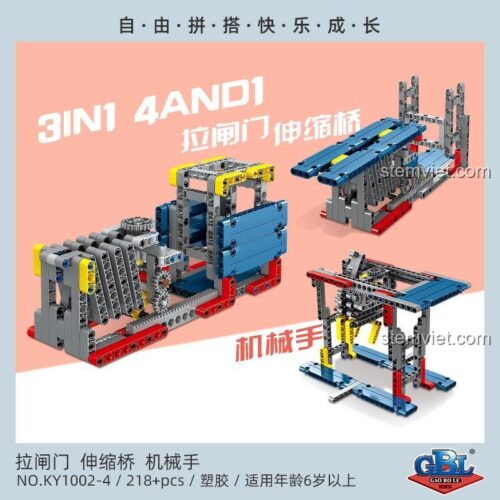 Mô hình tổng hợp Dàn Khoan Lớn từ bộ lắp ráp GBL KY1002, đồ chơi giáo dục cho bé trai 6 tuổi.