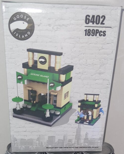 Hộp bộ lắp ghép Mô hình Cửa hàng Bia Goose Island 6402 chất liệu ABS cao cấp, đồ chơi xếp hình cho bé trai và bé gái 6 tuổi, giá tốt.