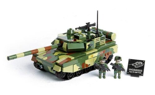 Bộ đồ chơi Xe Tăng Type 15 GUDI 20404 với 2 lính minifigure, phù hợp cho bé trai 6 tuổi, giá tốt.