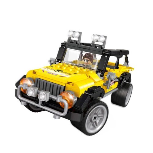 Mô hình xe đua Buggy sa mạc từ bộ đồ chơi xếp hình GUDI 50101, món quà giá tốt cho bé.