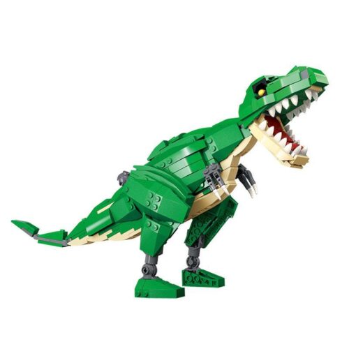 Mô hình khủng long GUDI 50102 lắp ráp Khủng long bạo chúa T-Rex hung dữ, đồ chơi cho bé trai 6 tuổi giá rẻ.