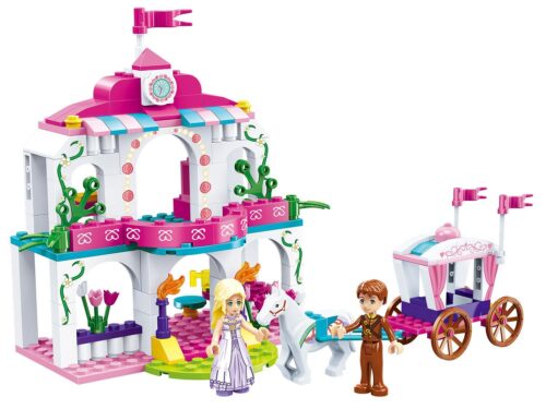 Bộ lắp ghép GUDI 9011 Chuyến dã ngoại của công chúa Alice. Đồ chơi xếp hình cho bé gái 6 tuổi, giá rẻ.