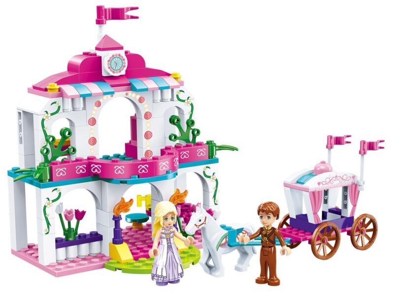 Bộ lắp ghép GUDI 9011 Chuyến dã ngoại của công chúa Alice. Đồ chơi xếp hình cho bé gái 6 tuổi, giá rẻ.
