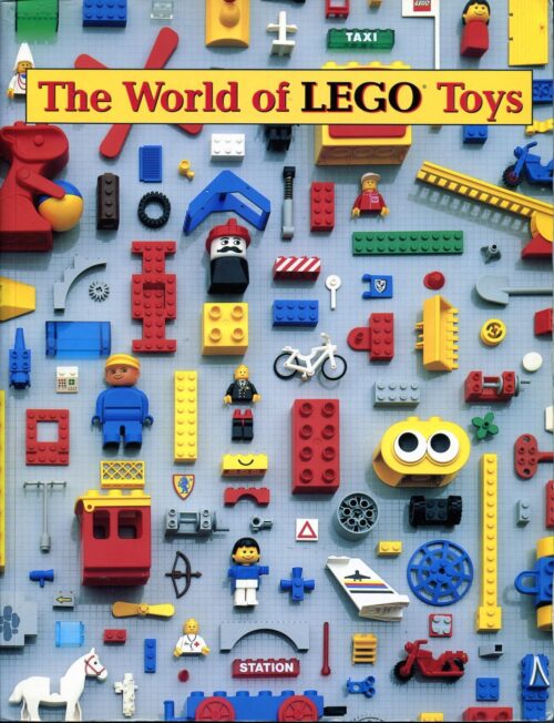Bìa sách Thế Giới Đồ Chơi LEGO® ISBN9780810923621, một cuốn sách ảnh về lịch sử đồ chơi LEGO®, món quà cho người hâm mộ và nhà sưu tầm.