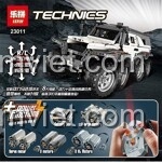 Hộp đồ chơi lắp ghép Lepin 23011 Quái vật địa hình 8x8 MOC-5360, có điều khiển từ xa và động cơ.