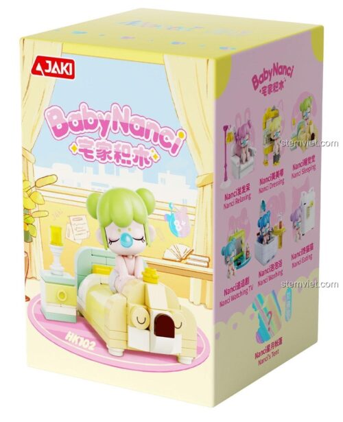 Hộp blind box đồ chơi mô hình JAKI HK102 Baby Nanci, món quà bất ngờ cho con gái.