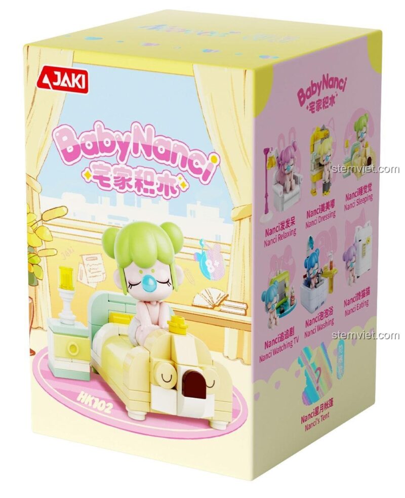 Hộp blind box đồ chơi mô hình JAKI HK102 Baby Nanci, món quà bất ngờ cho con gái.