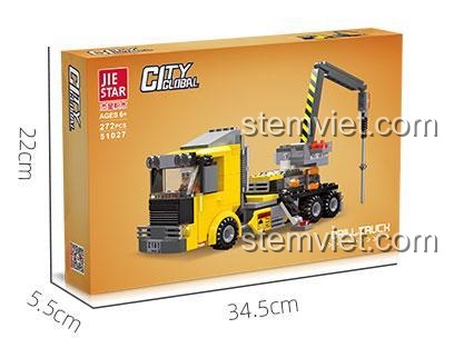 Hộp đồ chơi lắp ráp JIESTAR chất lượng cao cho bé trai 6 tuổi