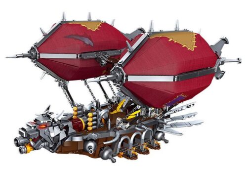 Mô hình lắp ráp Phi Thuyền Orgrim's Hammer JIESTAR 58036 từ game World of Warcraft, một bộ đồ chơi mô hình hoành tráng cho con trai trên 8 tuổi.