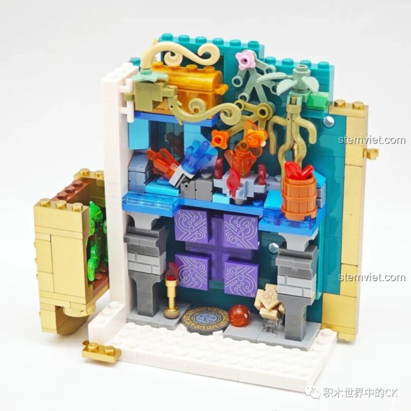 đồ chơi xây dựng Pháp khí Sách Thiên Không, Sách Thiên Không JIESTAR 102, mô hình chất lượng cao, giá trị cao cho bé 6 tuổi