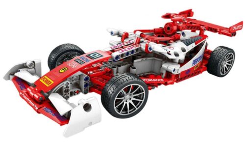 Bộ lắp ráp xe đua công thức 1 F1 JIQILE 48012 cho bé trai 6 tuổi, mô hình Technic chi tiết, giá rẻ.