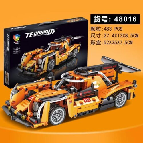 Bộ lắp ghép Xe Đua Kéo Lùi JIQILE 48016 với động cơ kéo lùi mạnh mẽ, thiết kế khí động học, dành cho bé trai 6 tuổi, giá tốt.