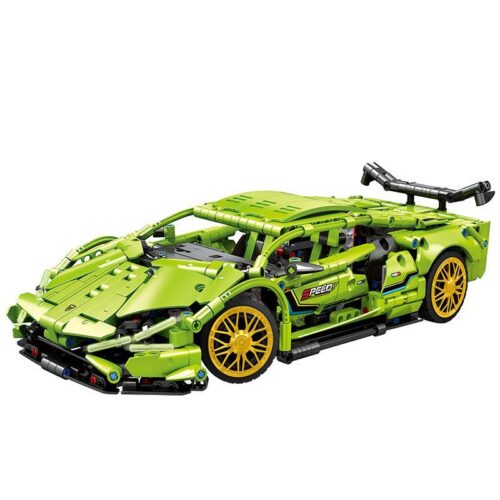 Đồ chơi mô hình Jiqile 49001 Siêu xe Lamborghini Sián FKP 37 màu xanh lá, tỉ lệ 1:14, dành cho bé trai 6 tuổi, chất lượng cao, giá tốt.