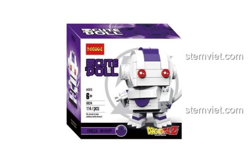 Hộp đồ chơi mô hình Đại đế Frieza Jisi 6824, phong cách Cute Doll, quà tặng cho bé trai.