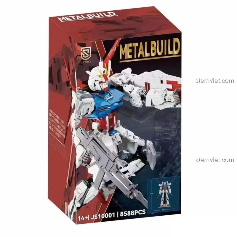 Hộp bộ lắp ráp Gundam khổng lồ JSTOYS JS10001 với 8588 chi tiết, chất lượng cao giá tốt.
