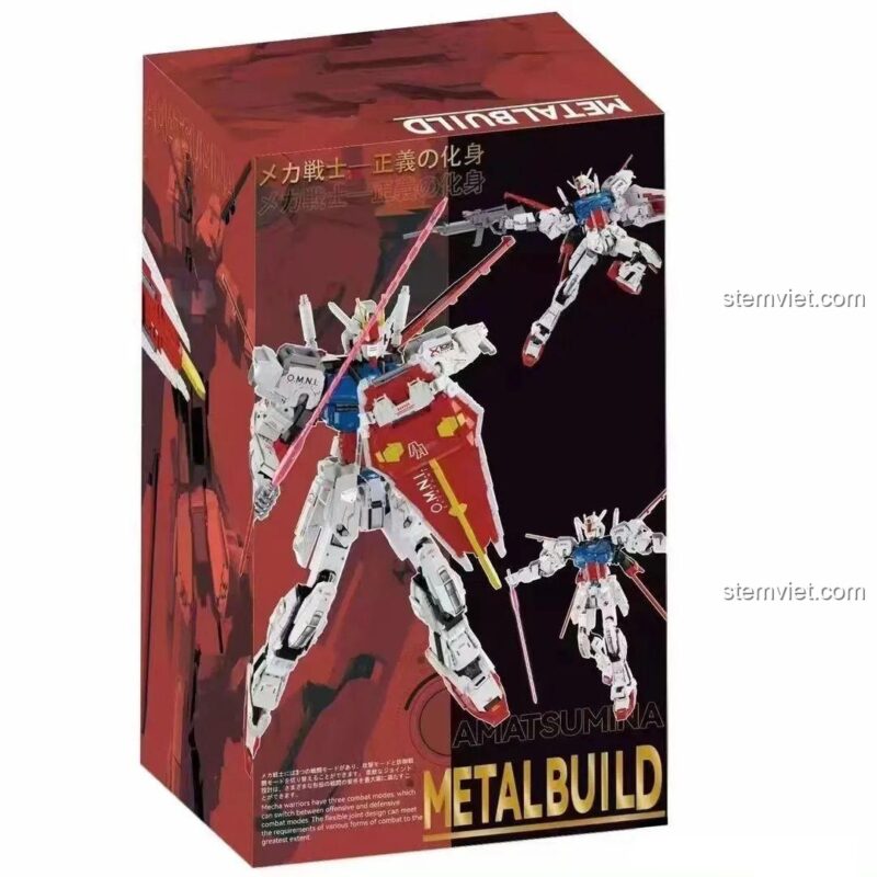 Chi tiết các tính năng của bộ lắp ghép Mecha Gundam Strike JSTOYS JS10001, cao 73cm.