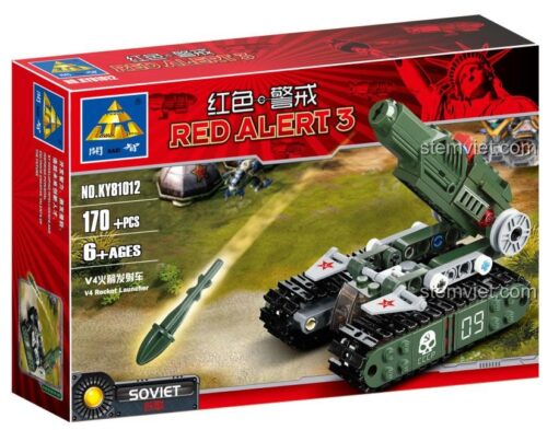 Chi tiết bộ lắp ghép Xe Tên Lửa V4 Red Alert KAZI 81012 và các mẫu khác trong series Red Alert, chất lượng cao.