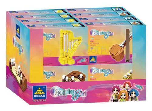 Bộ đồ chơi nhạc cụ KAZI KY81108 Cool Play Girl hộp sản phẩm, phù hợp bé gái 6 tuổi, giá tốt.