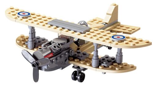 Mô hình lắp ráp máy bay chiến đấu Sopwith F-1 Camel KAZI KY82001 cho bé trai 6 tuổi, giá rẻ.