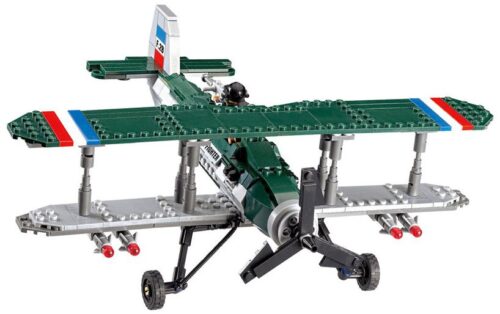 Mô hình lắp ráp máy bay chiến đấu Bristol F.2B KAZI KY82002, đồ chơi cho bé trai 6 tuổi.