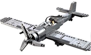 Mô hình bộ lắp ráp Máy bay chiến đấu Fw 190 KAZI KY82005, đồ chơi cho bé trai 6 tuổi, giá rẻ. Chi tiết mô hình tiêm kích Focke-Wulf Fw 190 của Đức.