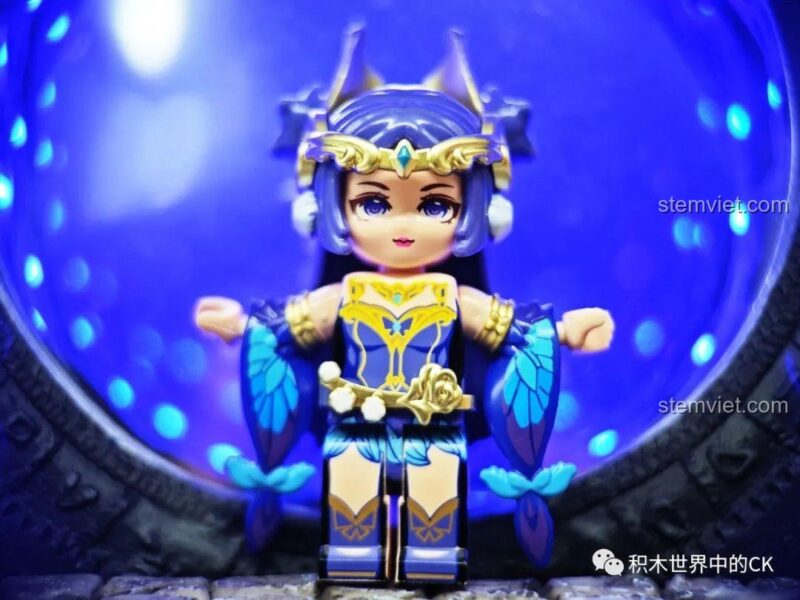 Mô hình Điêu Thuyền Giấc Mơ Đêm Hè Keeppley K21103 được tạo dáng ấn tượng, thể hiện vẻ đẹp huyền ảo của nhân vật.