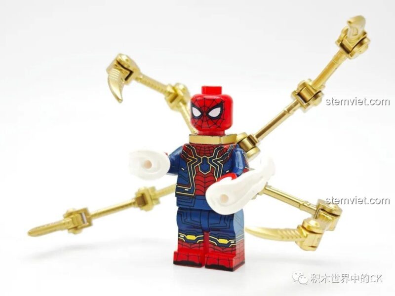 Bộ 8 Minifigures Người Nhện: Du Hành Vũ Trụ KORUIT KT1069, bộ đồ chơi mô hình siêu anh hùng chất lượng cao, giá tốt cho bé trai bé gái 6 tuổi.
