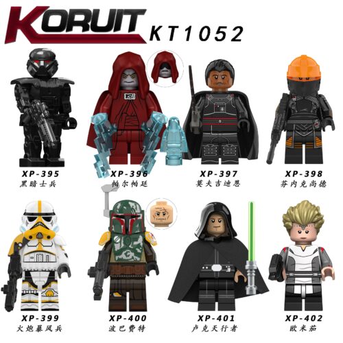 Bộ đồ chơi Minifigures Star Wars Koruit XP-341 hộp sản phẩm, Bộ 8 Minifigures Star Wars, đồ chơi mô hình Nhân vật Star Wars, phù hợp bé trai 8 tuổi, giá tốt