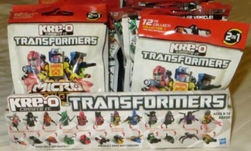 Bộ đồ chơi lắp ghép Kre-O 22981 Transformers Micro-changer, hộp display chứa nhiều gói ngẫu nhiên, phù hợp bé trai 6 tuổi, giá tốt.