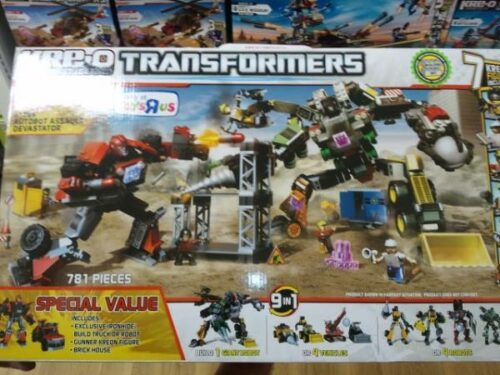 Bộ lắp ráp Autobot Assault Devastator Kre-O A1266, đồ chơi mô hình robot biến hình Transformers 781 mảnh, dành cho bé trai 7 tuổi, giá tốt.