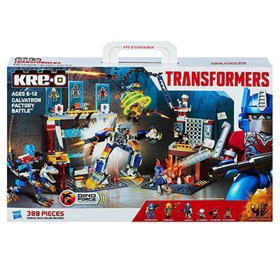 Bộ lắp ghép Kre-O A6952 Cuộc Chiến Nhà Máy Galvatron, đồ chơi mô hình Robot Transformers cho bé trai 6 tuổi, chất lượng cao, giá tốt