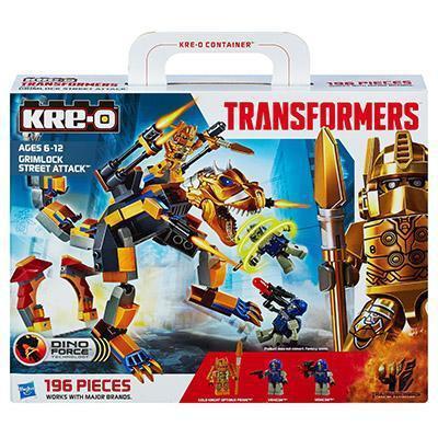 Bộ lắp ghép Kre-O A6955 Tấn Công Đường Phố Của Grimlock cho bé trai 6-12 tuổi, đồ chơi mô hình robot khủng long biến hình giá tốt