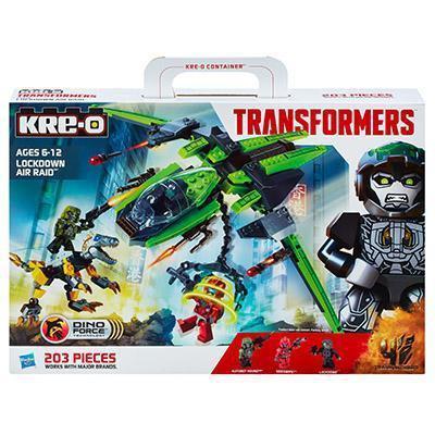 Bộ lắp ghép Máy bay không kích Lockdown Kre-O A6956, đồ chơi lắp ráp Robot biến hình Lockdown cho bé trai 6 tuổi, giá tốt, tương thích LEGO®.